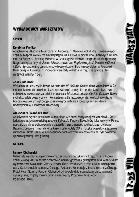 Blues nad Bobrem - Biuletyn 2000, strona 6