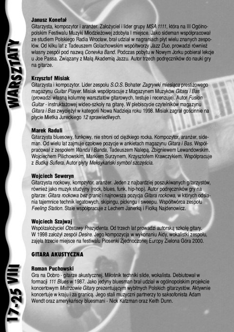 Blues nad Bobrem - Biuletyn 2000, strona 7