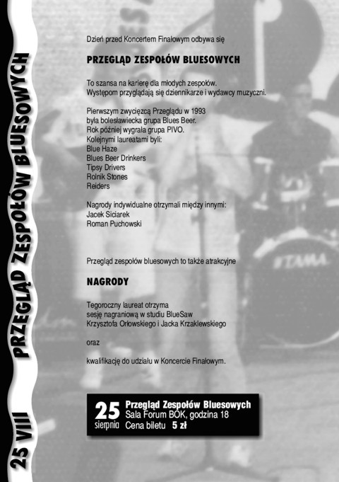 Blues nad Bobrem - Biuletyn 2000, strona 11