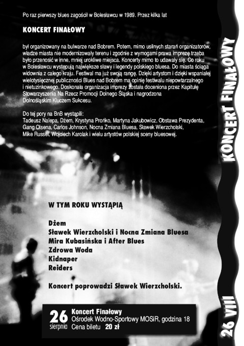 Blues nad Bobrem - Biuletyn 2000, strona 12