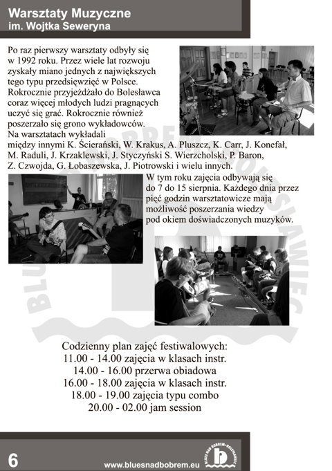 Blues nad Bobrem - Biuletyn 2008, strona 6