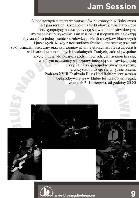 Blues nad Bobrem - Biuletyn 2008, strona 9