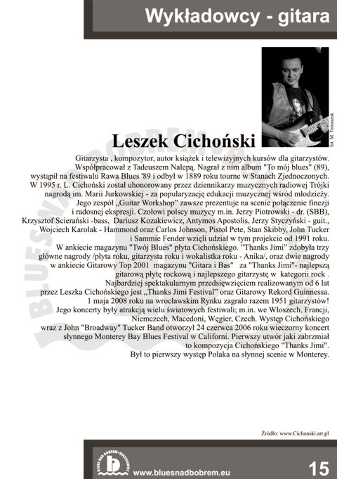 Blues nad Bobrem - Biuletyn 2008, strona 15