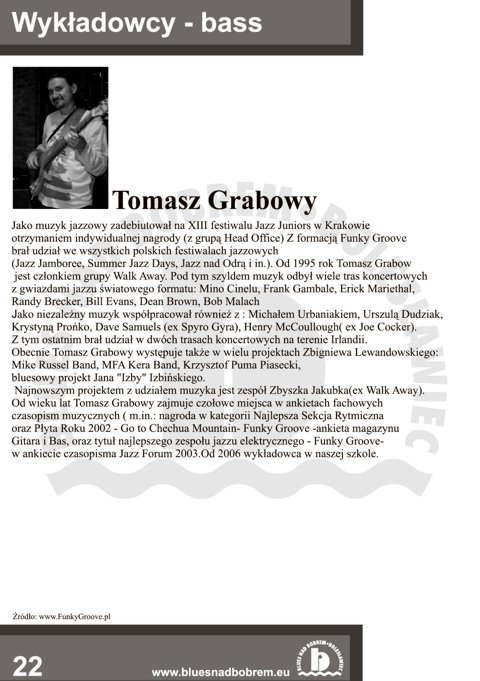 Blues nad Bobrem - Biuletyn 2008, strona 22