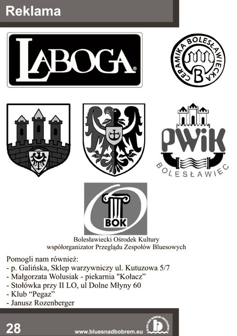 Blues nad Bobrem - Biuletyn 2008, strona 28