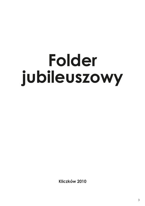 Blues nad Bobrem - Biuletyn 2010, strona 3